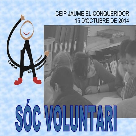 Formació voluntariat, CEIP Jaume I El Conqueridor de Catarroja