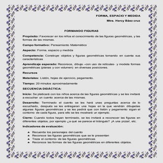 Forma espacio y medida