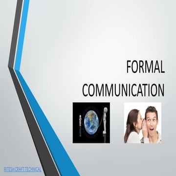 Formal communication 