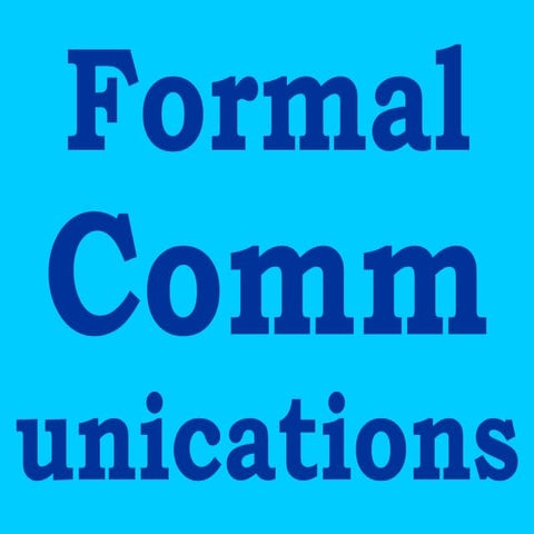 Formal communication pgp VIVA VVIT