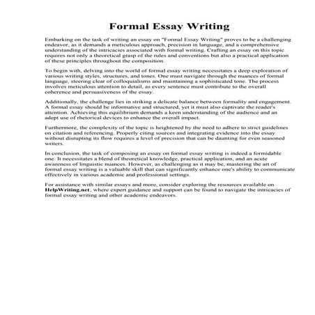 Formal Essay Writing.pdfFormal Essay Writing