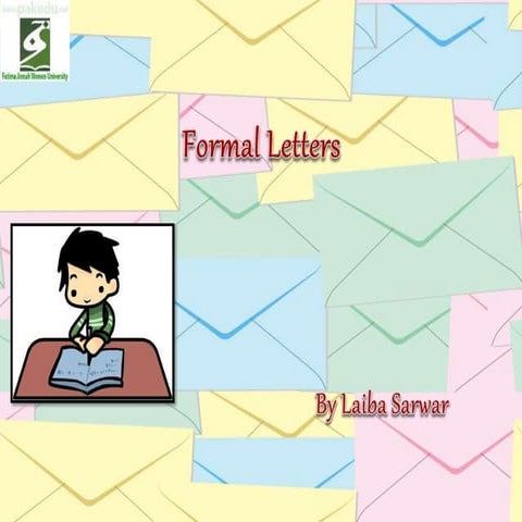 Formal letters | PPTX
