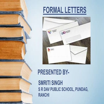 Formal letters 