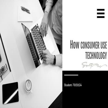 How consumer use technology, access to the internet, video consumption, tech ...