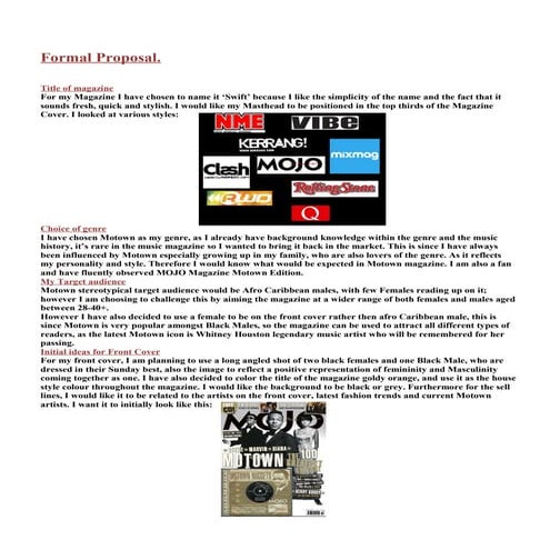 Formal proposal donee