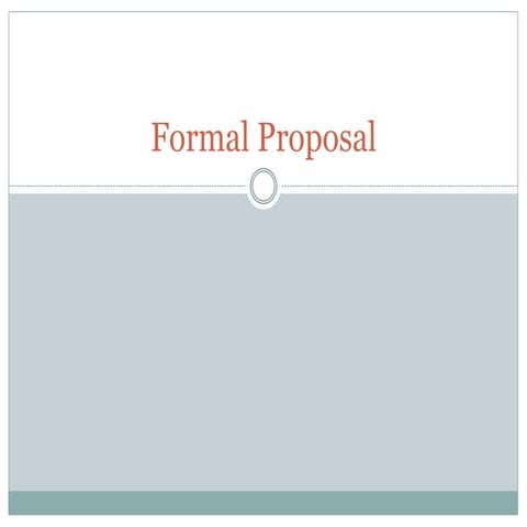 Formal proposal final