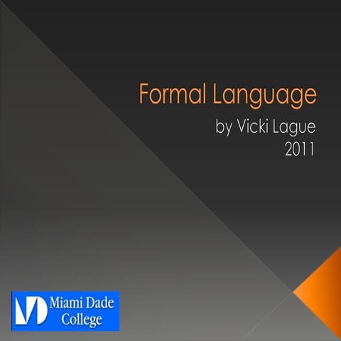Formal Language