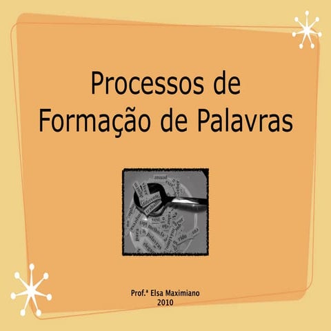 Formação de palavras