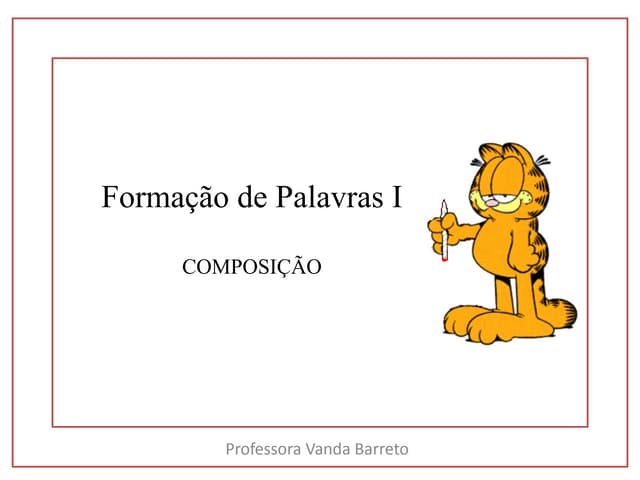Formação de palavras