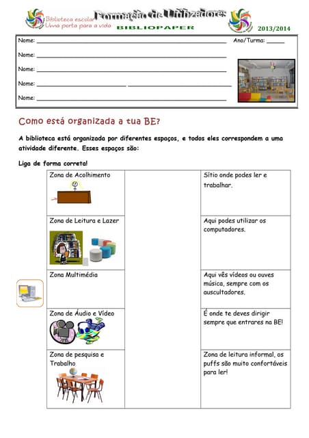 Formação de utilizadores  bibliopap...