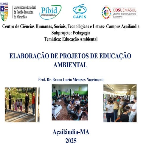 Formação sobre  elaboração de projetos de Educação Ambiental.pptx
