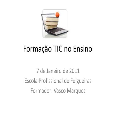 Formação tic no ensino
