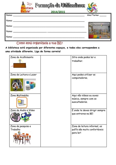 Formação utilizadores 3º ano 2014