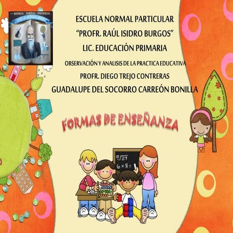 Formas de enseñanza
