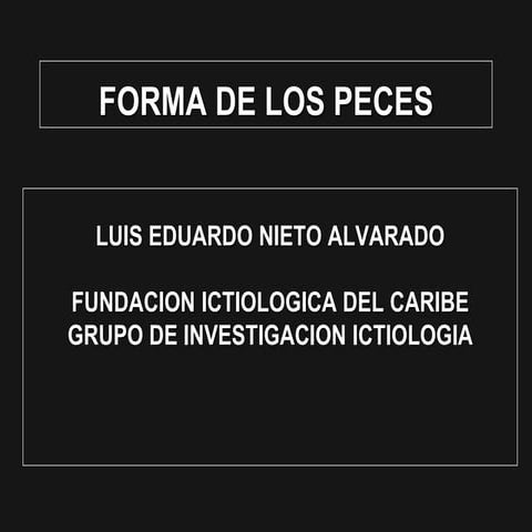 Formas de peces
