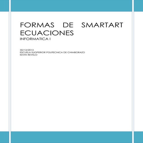 Formas de smartart ecuaciones