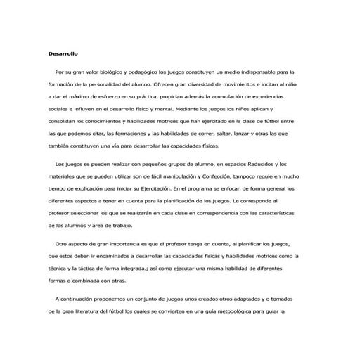 Formas jugadas del futbol