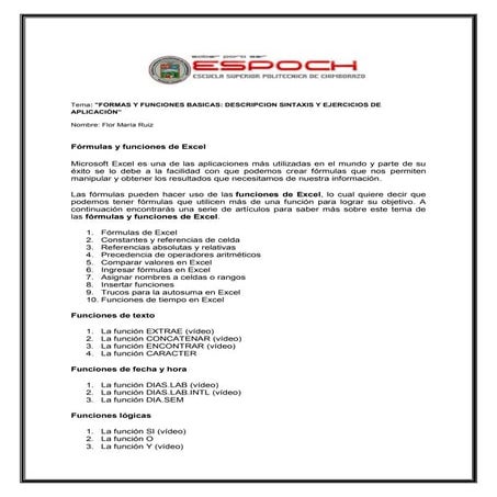 Formas y funciones basicas