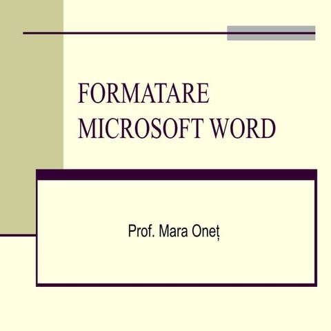 Formatare