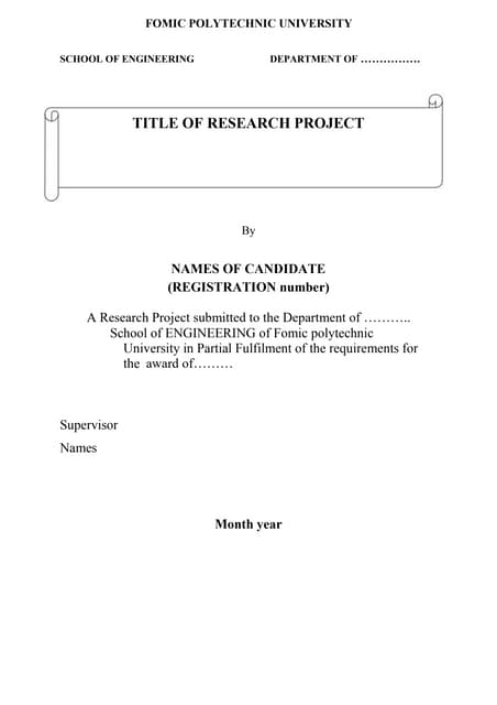 Format to properly write a degree project.docx