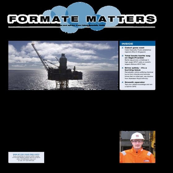 Formate Matters newsletter -Issue 1 August 2007 | PDF