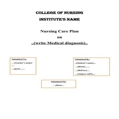 Format for Nursing Care Plan for Nursing Students.docx
