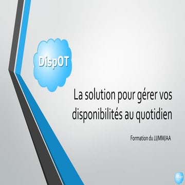 Formation disp ot v4 meublés et 7j glissants