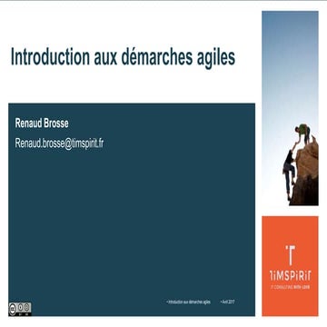Introduction à l'Agilité - Cours complet 1 jour