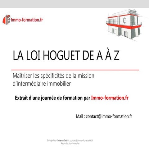 Formation : la loi Hoguet de A à Z pour carte 