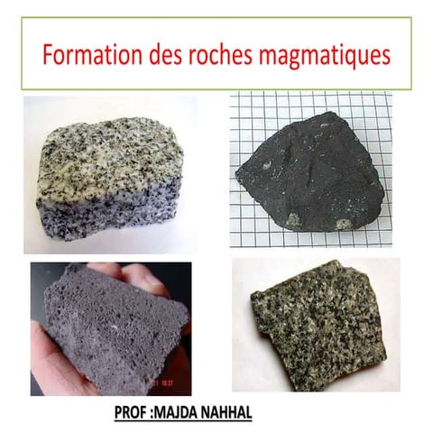 Formation De Roches Ignées La Formation Des Roches Et Des Minéraux