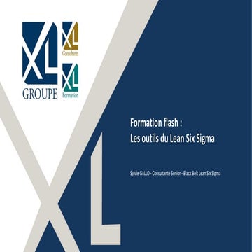 Formation flash outils du Lean Six Sigma