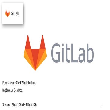 GitLab.pptx développement digital full stack | PPTX