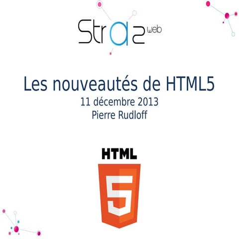 Les nouveautés d'HTML 5