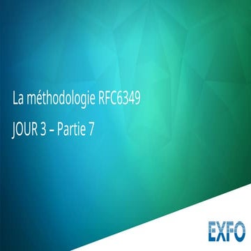 Comprehensive Guide to RFC6349 TCP Throughput Testing Methodology | PPTX