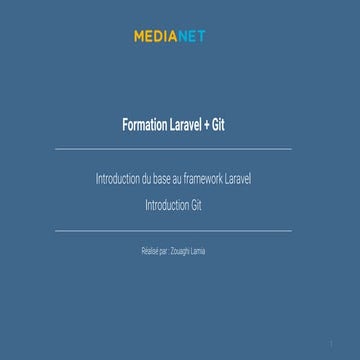 Cours Laravel framework php sept 2025 tunis