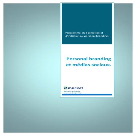 Formation marque personnelle