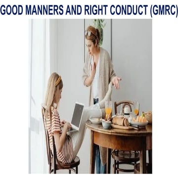 Instructional Materials in Good Manners and Right Conduct (GMRC) | PPTX