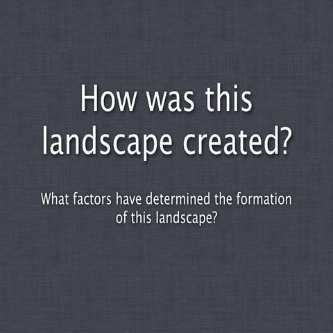 Formation of the Grand Canyon Starter