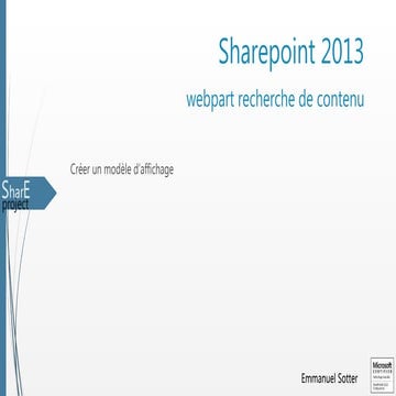 Sharepoint 2013 - un slider JSSOR sur bib Images