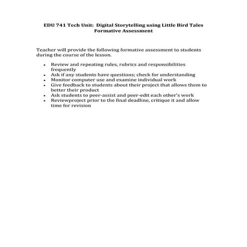 Formative assessment