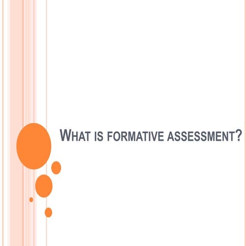Formative assessmenta