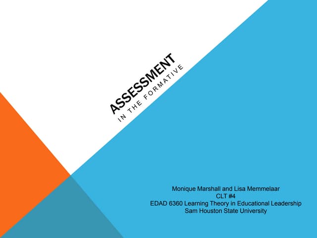 Formative assessment final