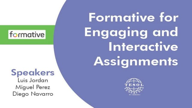 Formative for engaging and interactive assignments | PDF | Educational ...