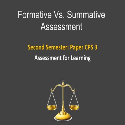 Formative Vs Summativ Assessment 