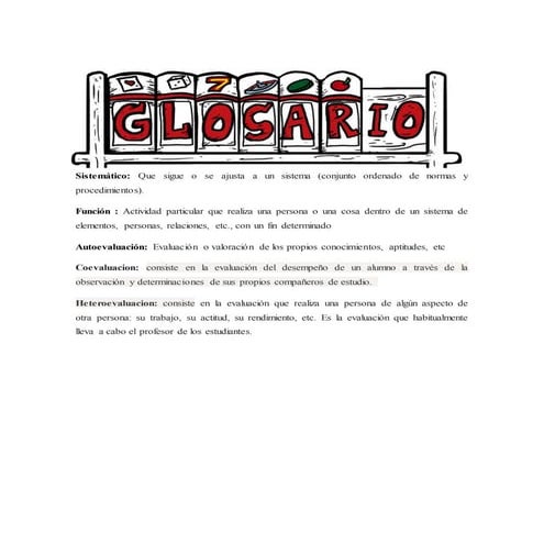 Glosario