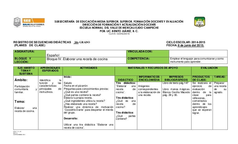 Formato 2015plandeclase