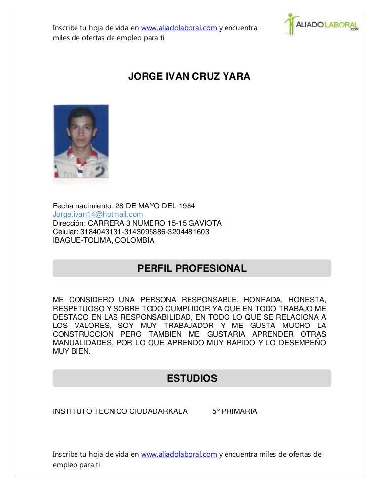 Formato dehojadevida