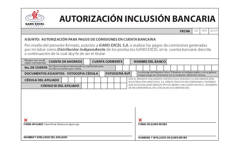 Bancaria Modelo De Carta De Autorizacion De Pago - Modelo 