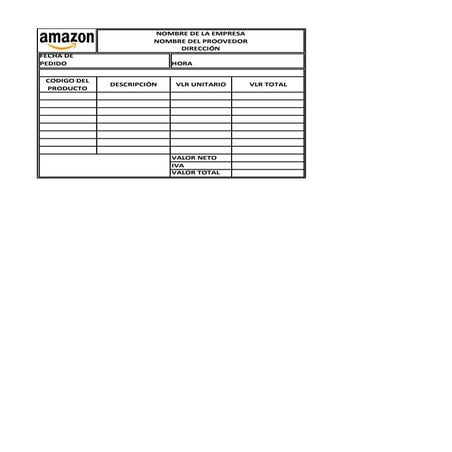 Formato de factura de compra | PDF