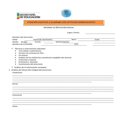 Formato de informe de detecciòn inicial primaria 2